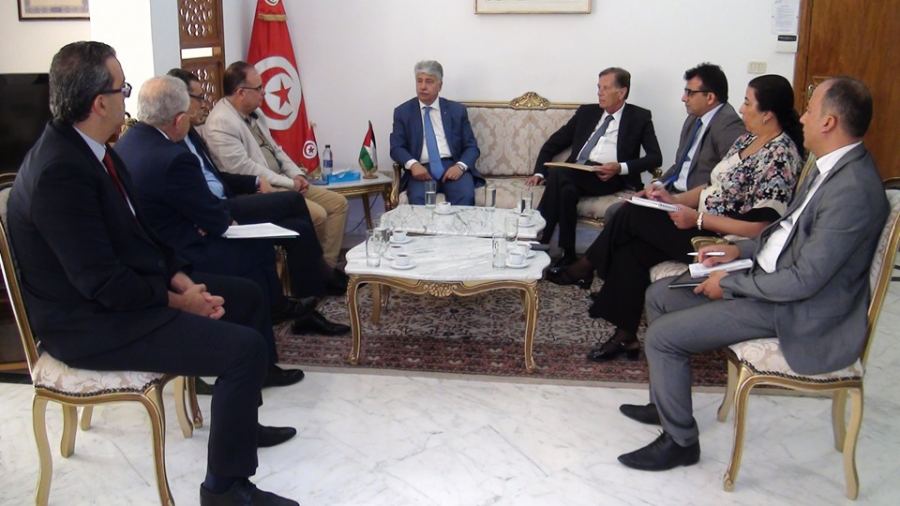 توقيع مذكرة تفاهم في مجال التنمية الاجتماعية بين فلسطين وتونس